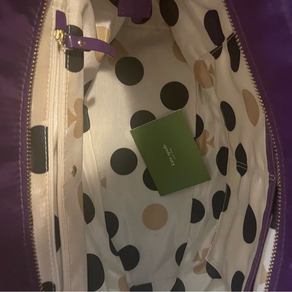 Kate Spade Purple Tote Excellent Condition - Picture 7 of 8
